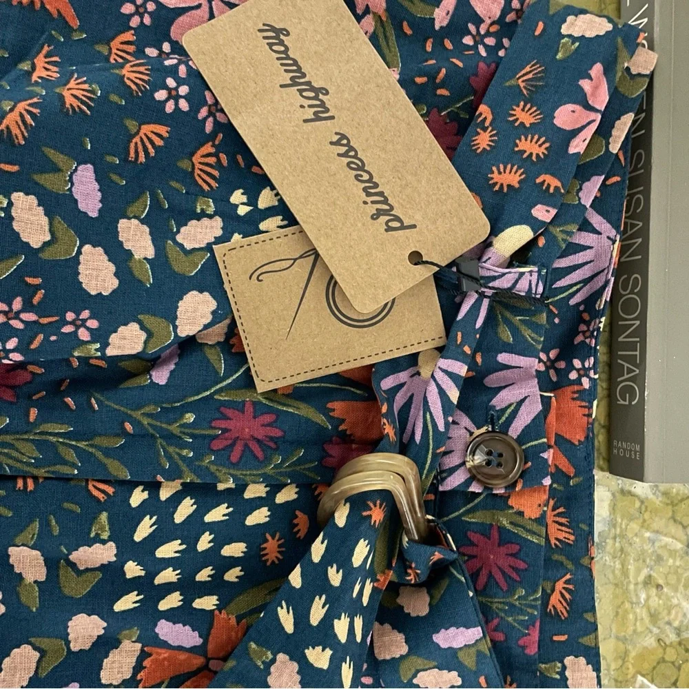 Mod Cloth Princess Highway Floral Skirt with Belt NWT 14 - Picture 3 of 5